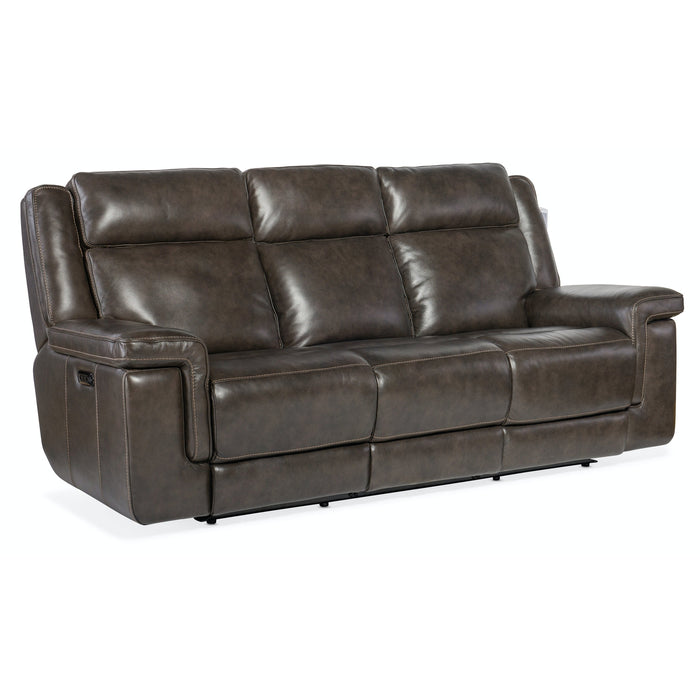 Hooker Furniture Montel Lay Flat Power Sofa with Power Headrest & Lumbar