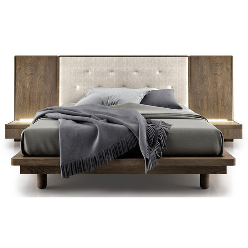 Huppe Surface Bed with Long Upholstered Heardboard ‐ Drawers