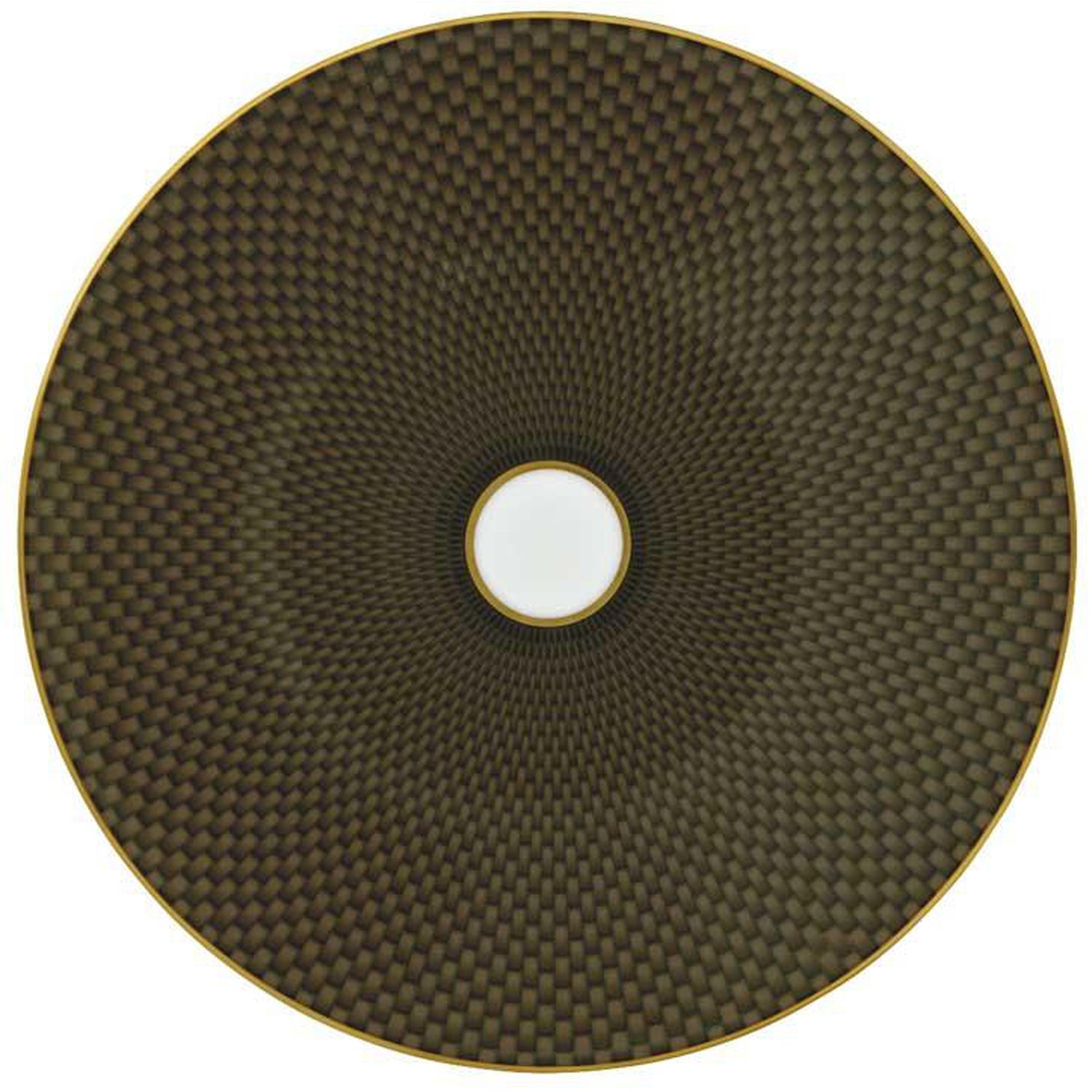 Raynaud Tresor Brown Motif N°2 Dessert Plate