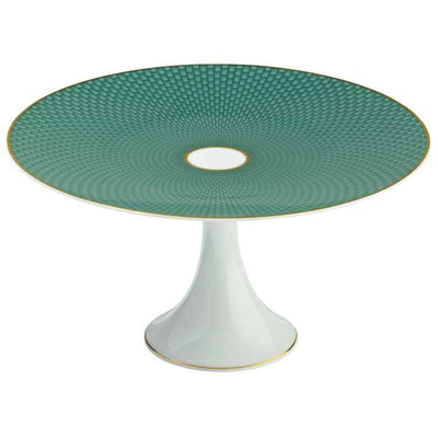 Raynaud Tresor Turquoise Motif N°2 Petit Four Stand Medium