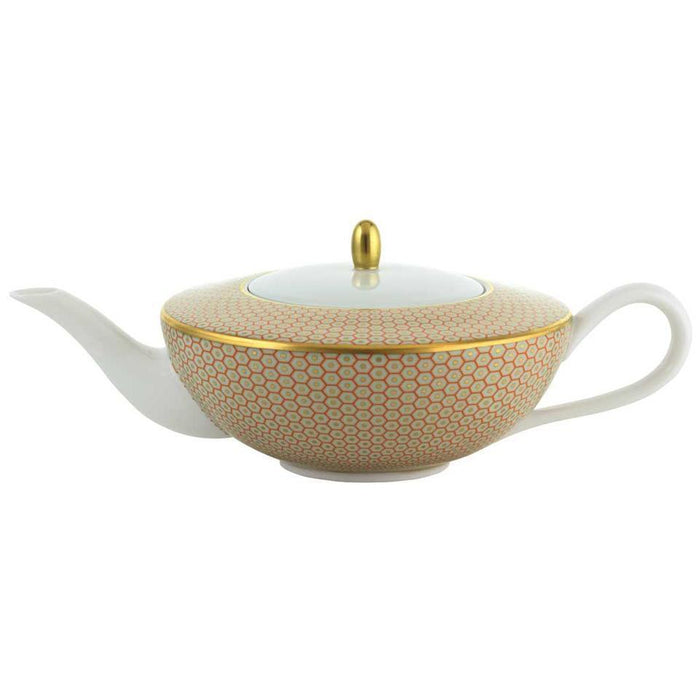 Raynaud Tresor Orange Motif N°3   Tea / Coffee Pot