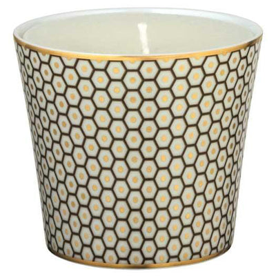 Raynaud Tresor Brown Motif N°3 Candle Pot Rd. Gbx