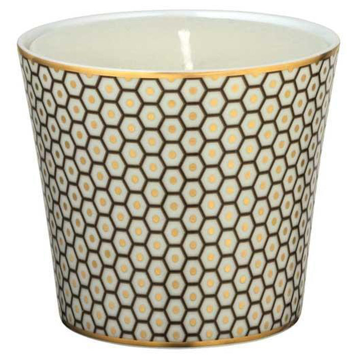 Raynaud Tresor Brown Motif N°3   Candle Pot Rd. Gbx
