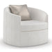 Caracole Upholstery You Complete Me Swivel Chair