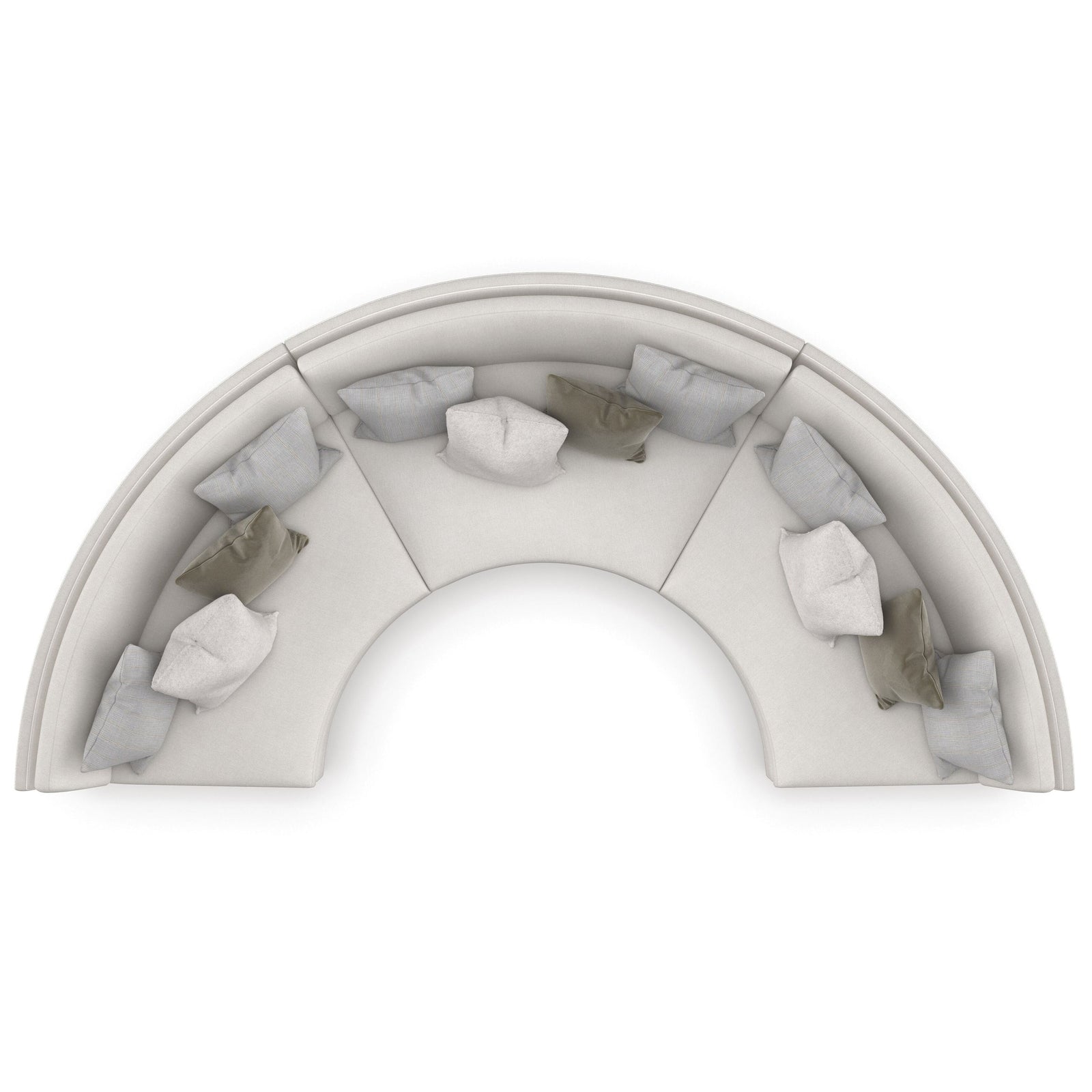 Caracole Upholstery Deep Retreat U-Shaped Sectional
