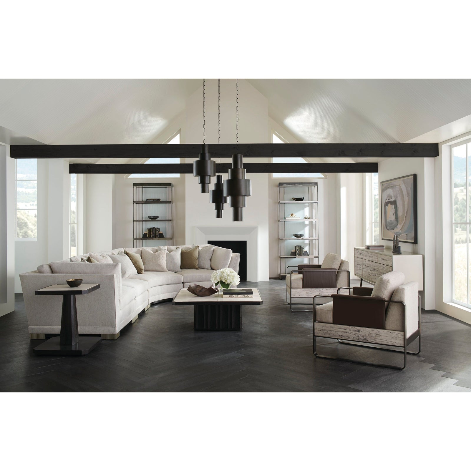 Caracole Upholstery Deep Retreat L-Shaped Sectional