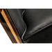 Jonathan Charles Knightbridge Tub Chair with Black Leather
