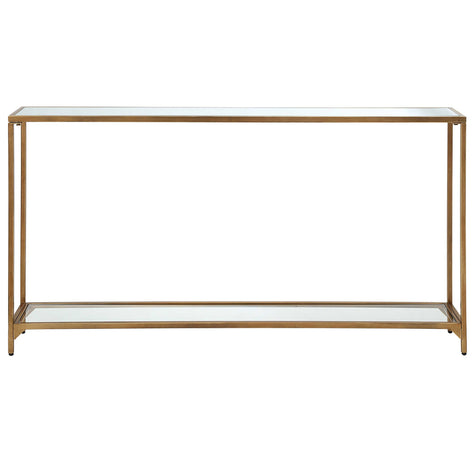 Modern Accents Narrow Iron Console Table