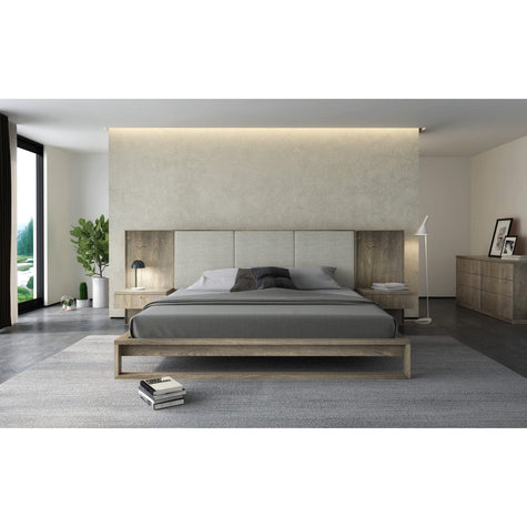 Huppe Wellington Upholstered Bed with Long Headborad ‐ Drawers