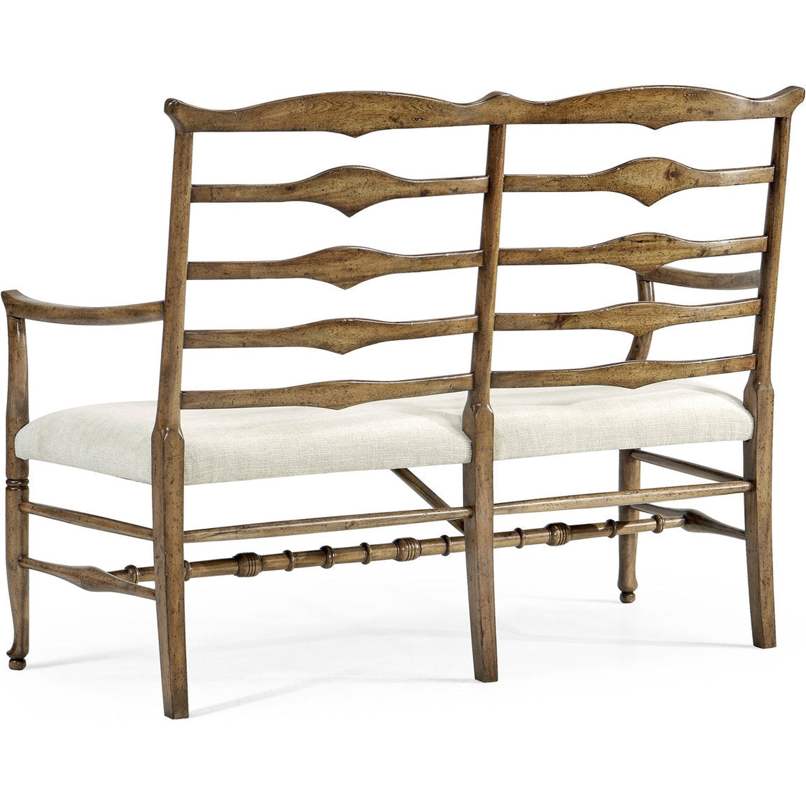 Jonathan Charles Casual Ladderback Bench