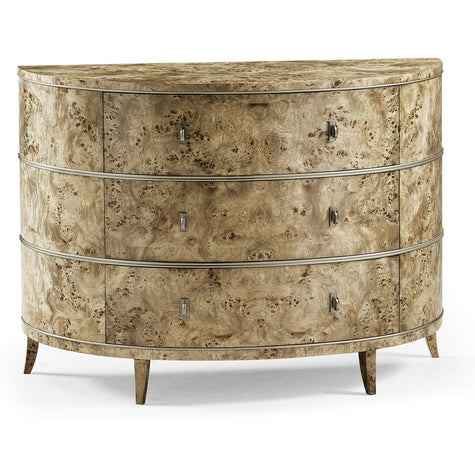 Jonathan Charles Fulgurite Mappa Burl Demilune